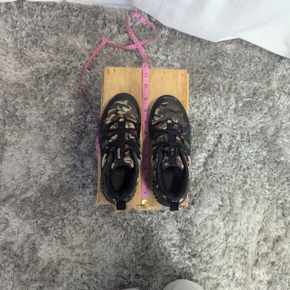 New Balance Playgruv V1 Bungee Running Shoe Black/Team Forest Green/Bison Size 2 - Picture 10 of 13